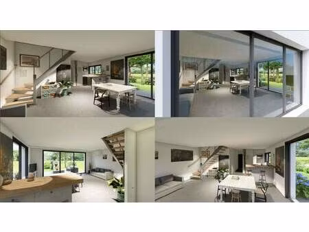 terrain avec maison neuve à vendre