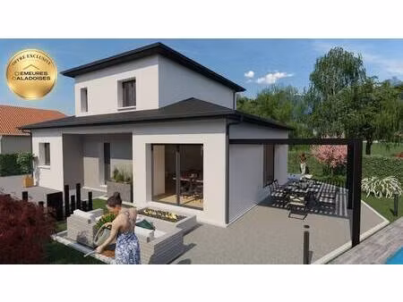 terrain avec maison neuve à vendre