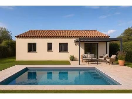 terrain avec maison neuve à vendre