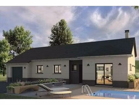 terrain avec maison neuve à vendre