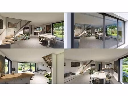 terrain avec maison neuve à vendre