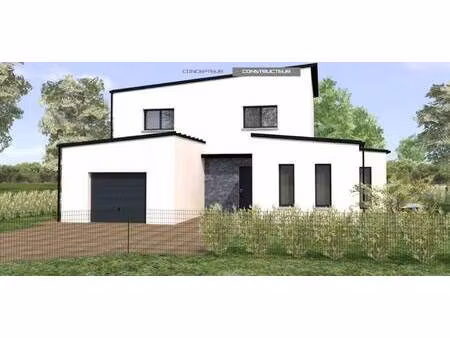 terrain avec maison neuve à vendre