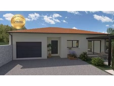 terrain avec maison neuve à vendre