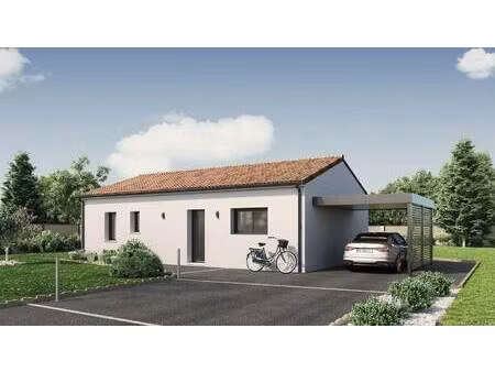 terrain avec maison neuve à vendre