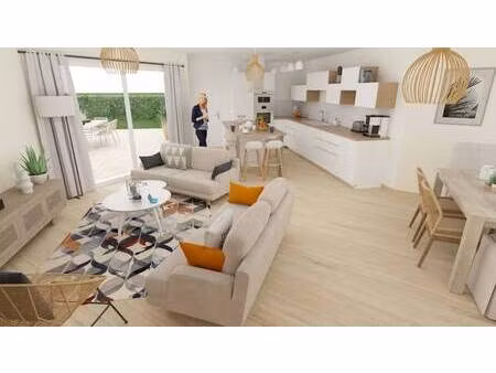 terrain avec maison neuve à vendre