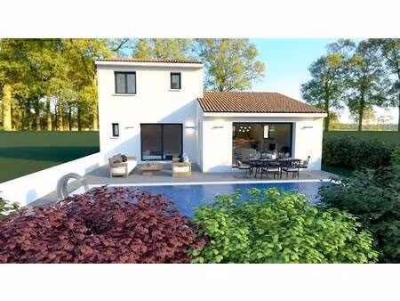 terrain avec maison neuve à vendre