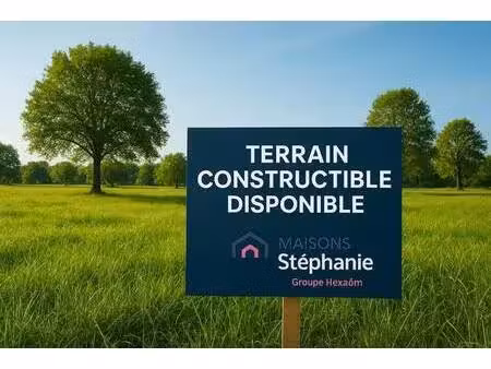 terrain constructible à vendre