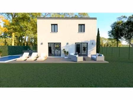 terrain avec maison neuve à vendre