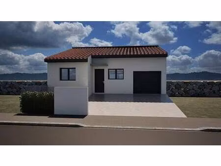 terrain avec maison neuve à vendre