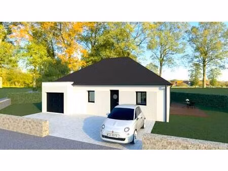 terrain avec maison neuve à vendre