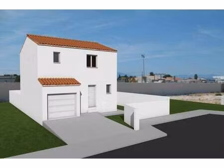 terrain avec maison neuve à vendre