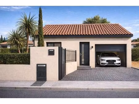 terrain avec maison neuve à vendre