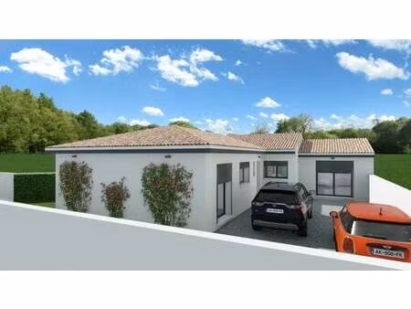 terrain avec maison neuve à vendre