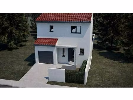 terrain avec maison neuve à vendre