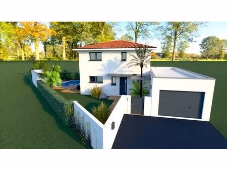 terrain avec maison neuve à vendre