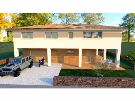 terrain avec maison neuve à vendre