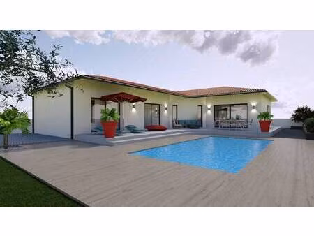 terrain avec maison neuve à vendre