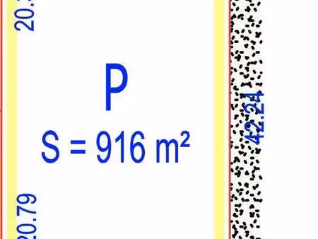 terrain constructible viabilisé à vendre