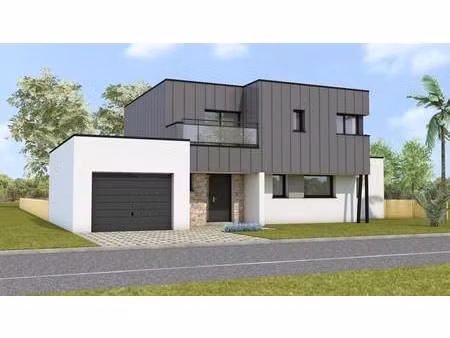 terrain avec maison neuve à vendre