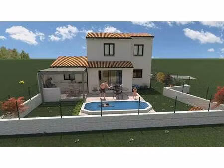 terrain avec maison neuve à vendre