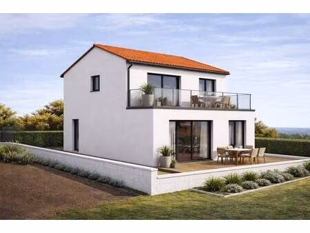 terrain avec maison neuve à vendre