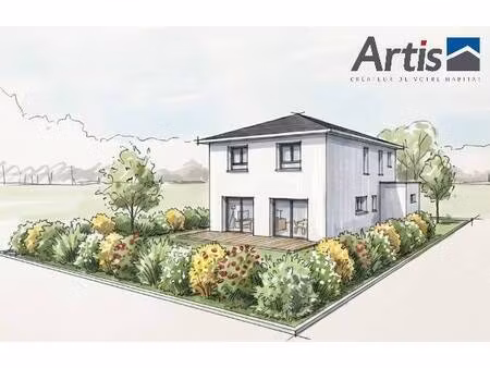 terrain avec maison neuve à vendre