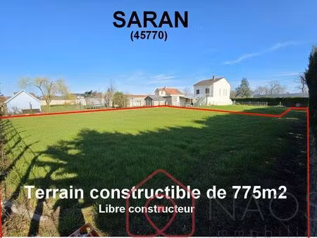 terrain constructible à vendre
