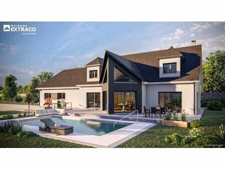 terrain avec maison neuve à vendre