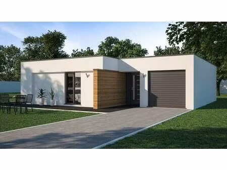 terrain avec maison neuve à vendre