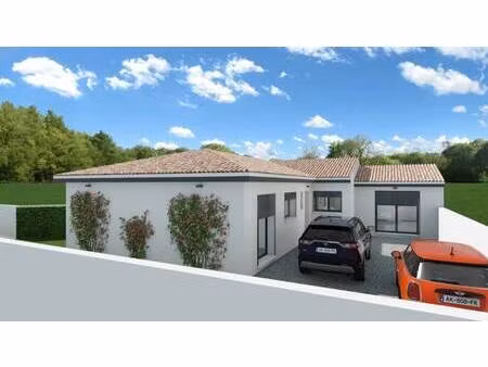 terrain avec maison neuve à vendre