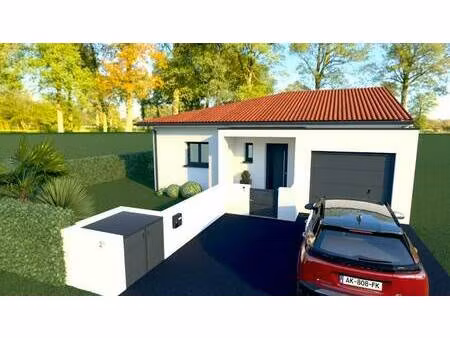 terrain avec maison neuve à vendre