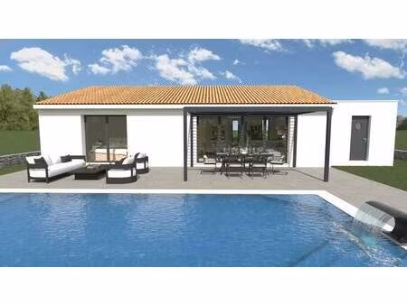 terrain avec maison neuve à vendre