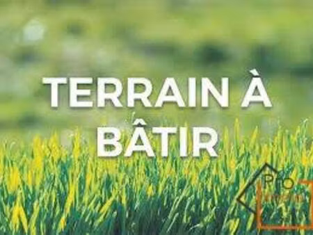 terrain constructible à vendre
