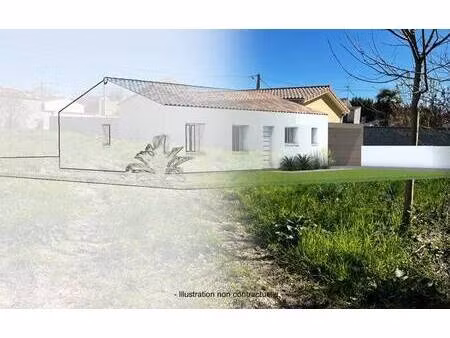 terrain avec maison neuve à vendre