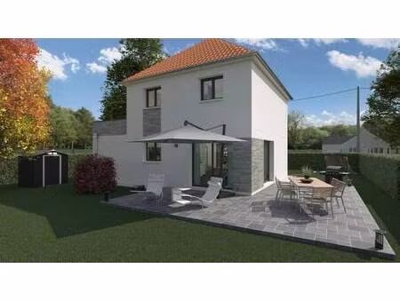 terrain avec maison neuve à vendre