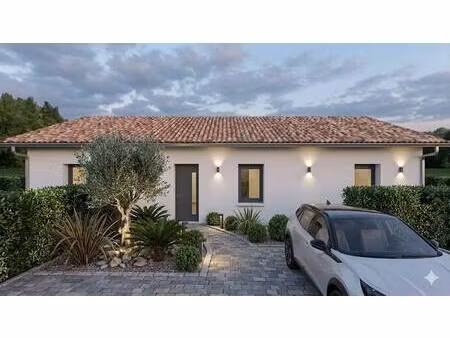 terrain avec maison neuve à vendre