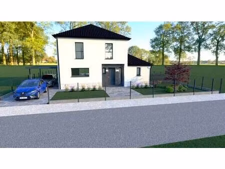 terrain avec maison neuve à vendre
