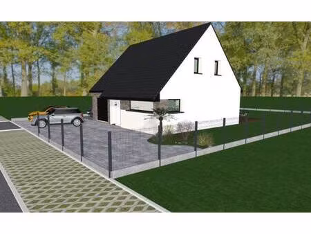 terrain avec maison neuve à vendre