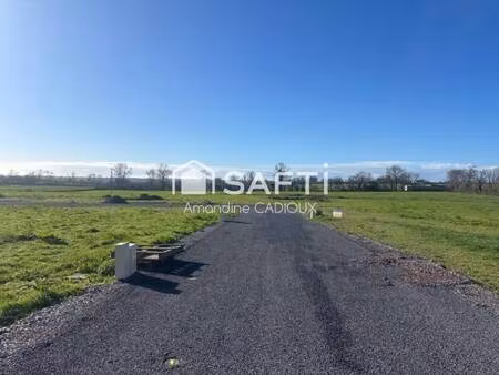 terrain constructible viabilisé à vendre