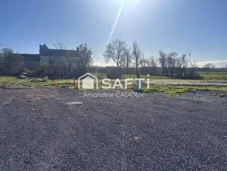 terrain constructible viabilisé à vendre