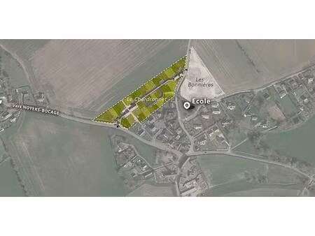 terrain constructible à vendre