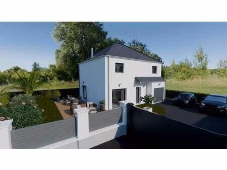 terrain avec maison neuve à vendre