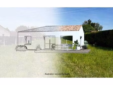 terrain avec maison neuve à vendre