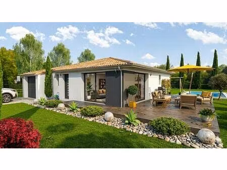 terrain avec maison neuve à vendre