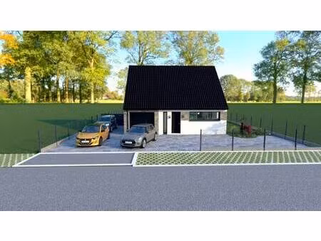 terrain avec maison neuve à vendre