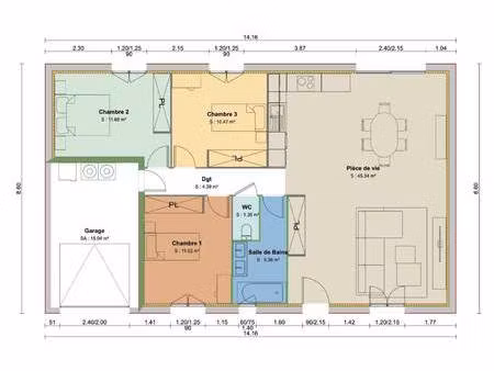 terrain avec maison neuve à vendre