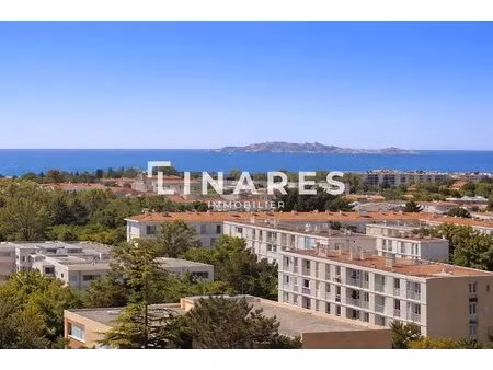 le panorama michelet - appartement t3 de 70m2 - vue mer et collines - cave -13009