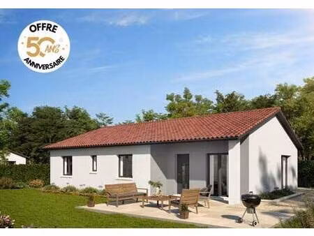 terrain avec maison neuve à vendre
