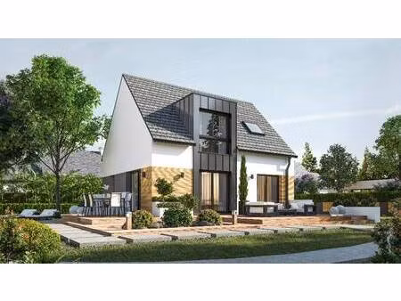 terrain avec maison neuve à vendre