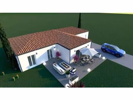 terrain avec maison neuve à vendre